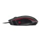 Acer Nitro Mouse (NMW120) Optisk Kabling Sort Rød